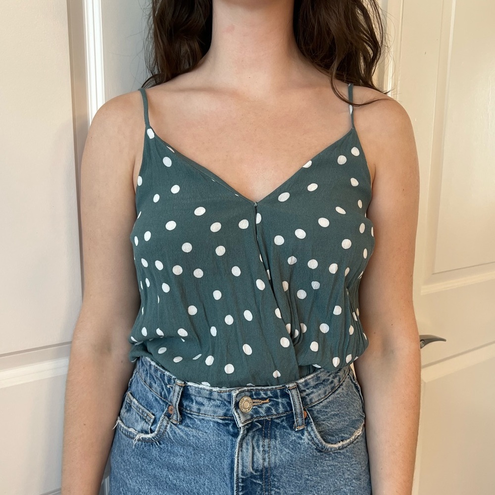 Sophie Rue Green Bodysuit